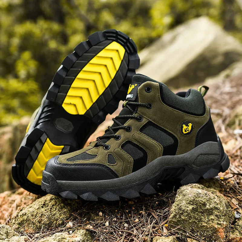 Men's Waterproof Non-Slip Lightweight Hiking Shoes 3.5