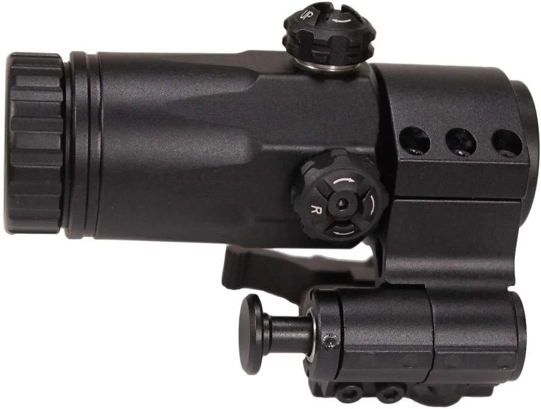 MEPROLIGHT® MEPRO MX3-F 3X Red Dot Sight Magnifier with Integrated Side Flip Push-Button Picatinny Adaptor