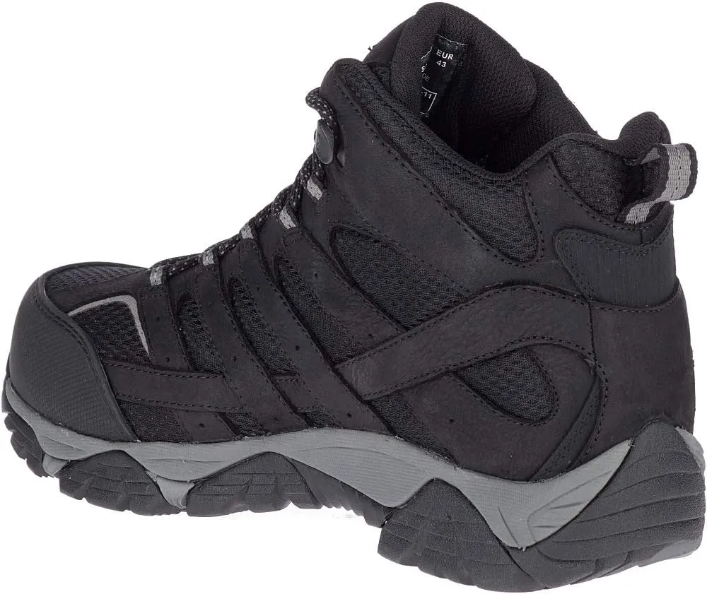 Merrell Men's Moab Vertex Mid Waterproof Composite Toe Construction Boot