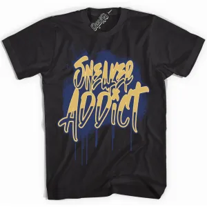 Method of Make Midnight Navy Metallic Gold 1s Sneaker Shirt Sneaker Addict Graphic