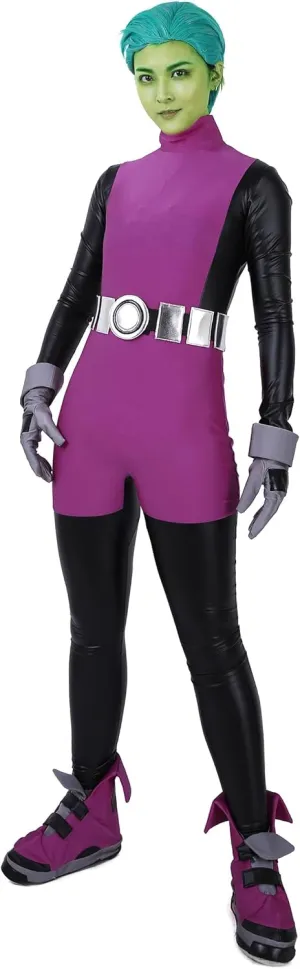 miccostumes Men's Deluxe Cosplay Costume Jumpsuit with Gloves Shoes Covers Belt