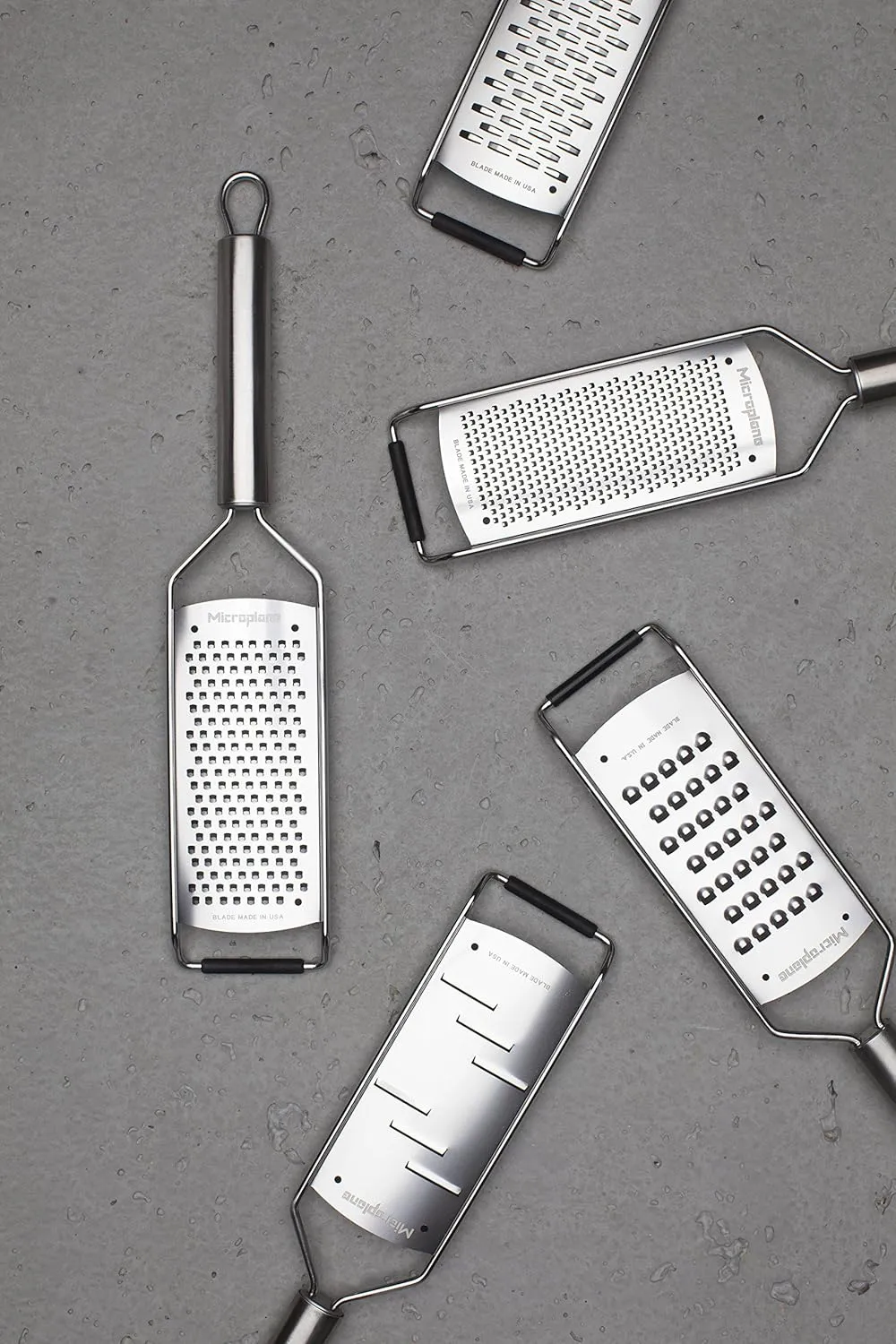 Microplane Professional Series Kitchen Grater Ribbon Blade for Hard Cheese, Apple, Carrot, Zucchini and Chocolate with Stainless Steel Blades - Made in USA