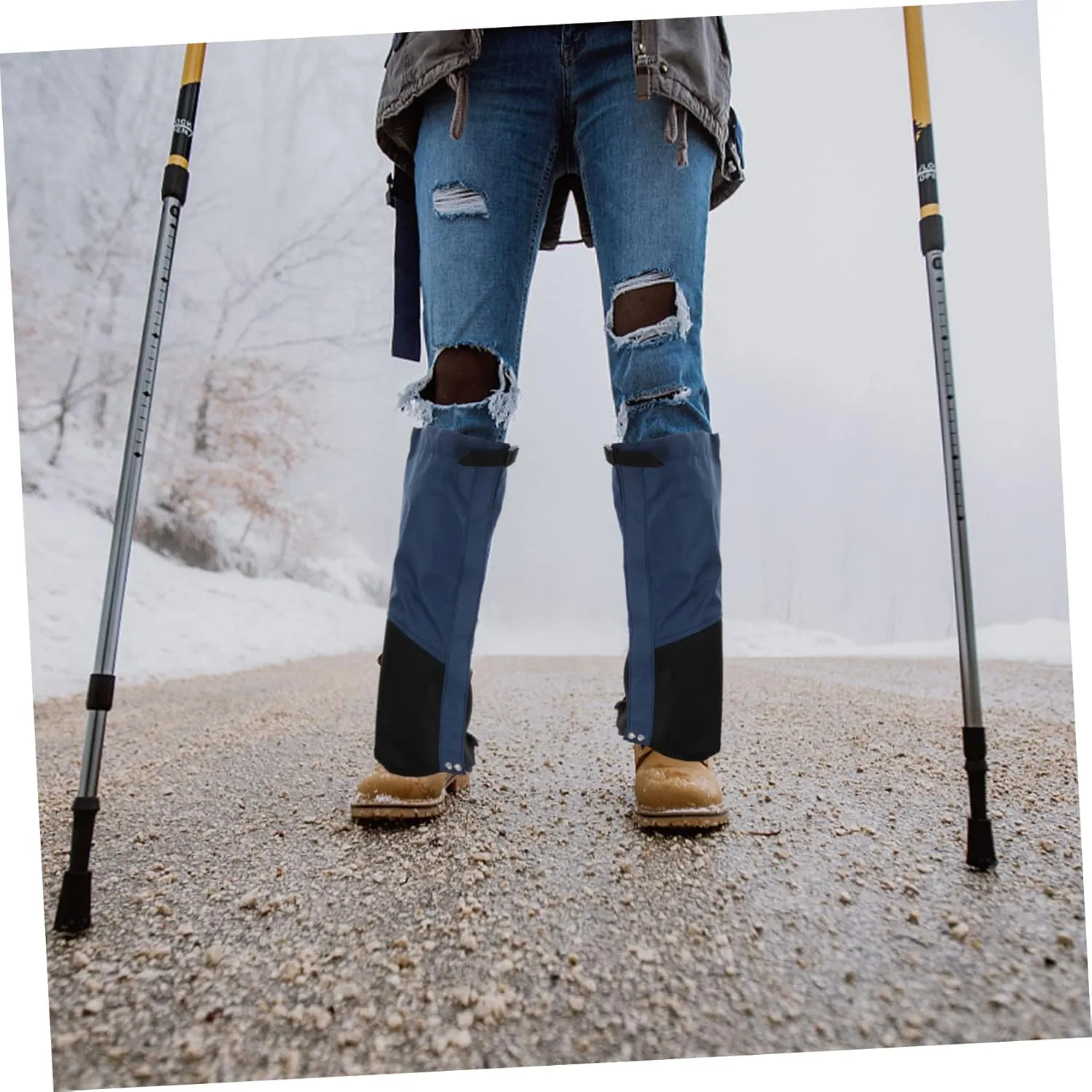 Milisten Boot Gaiters Hiking Leg Covers Leg Gaiters Camping Gear Snow Legging Gaiter Snow Boots Gaiter Gaiters