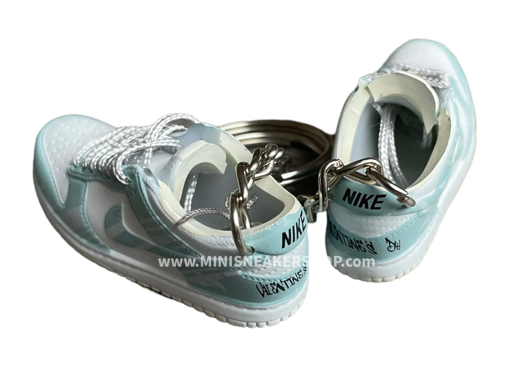 Mini sneaker keychain 3D Dunk -Light Denim