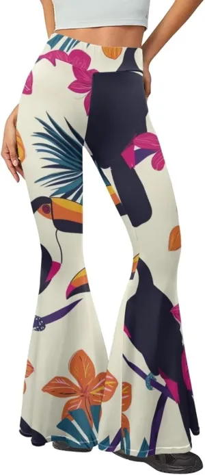 Modysero Comfy Yoga Pants Women High Waisted Bell Bottom Pants for Woman Personalized Print Flare Leggings Stretch