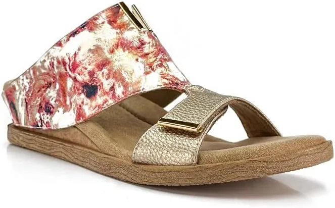 Modzori Kleo Women's Low Wedge Reversible Slide Sandal