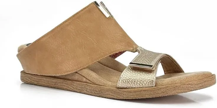 Modzori Kleo Women's Low Wedge Reversible Slide Sandal