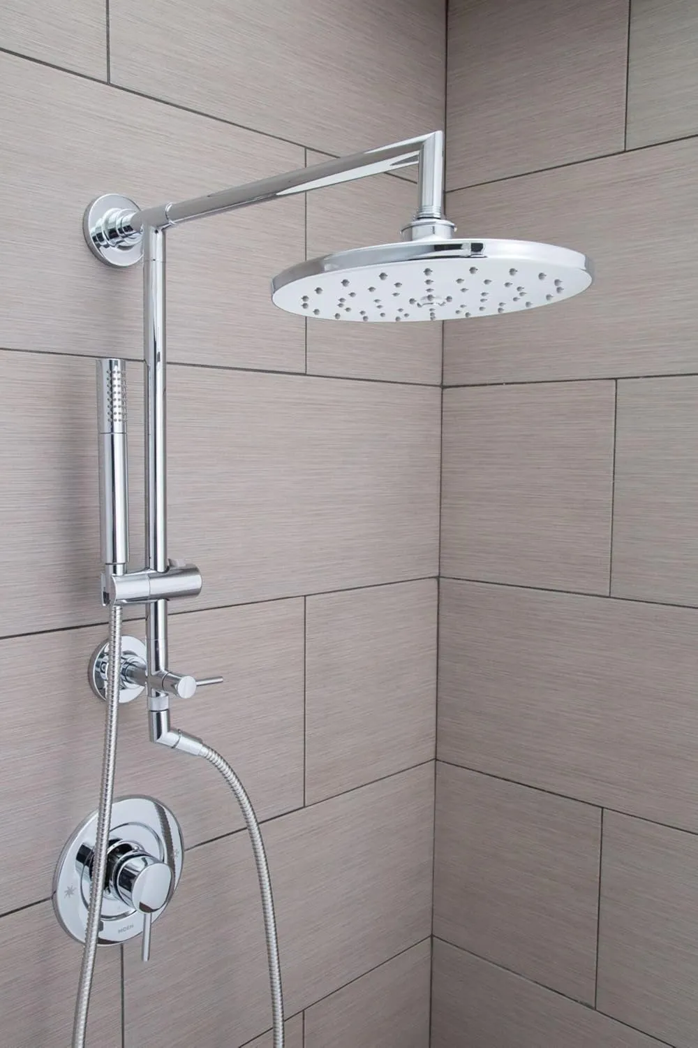 Moen Annex Chrome Shower Slidebar and Shower Hose System Trim, Valve Required, TS3661NH