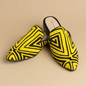 Mola Mules | Black & Yellow