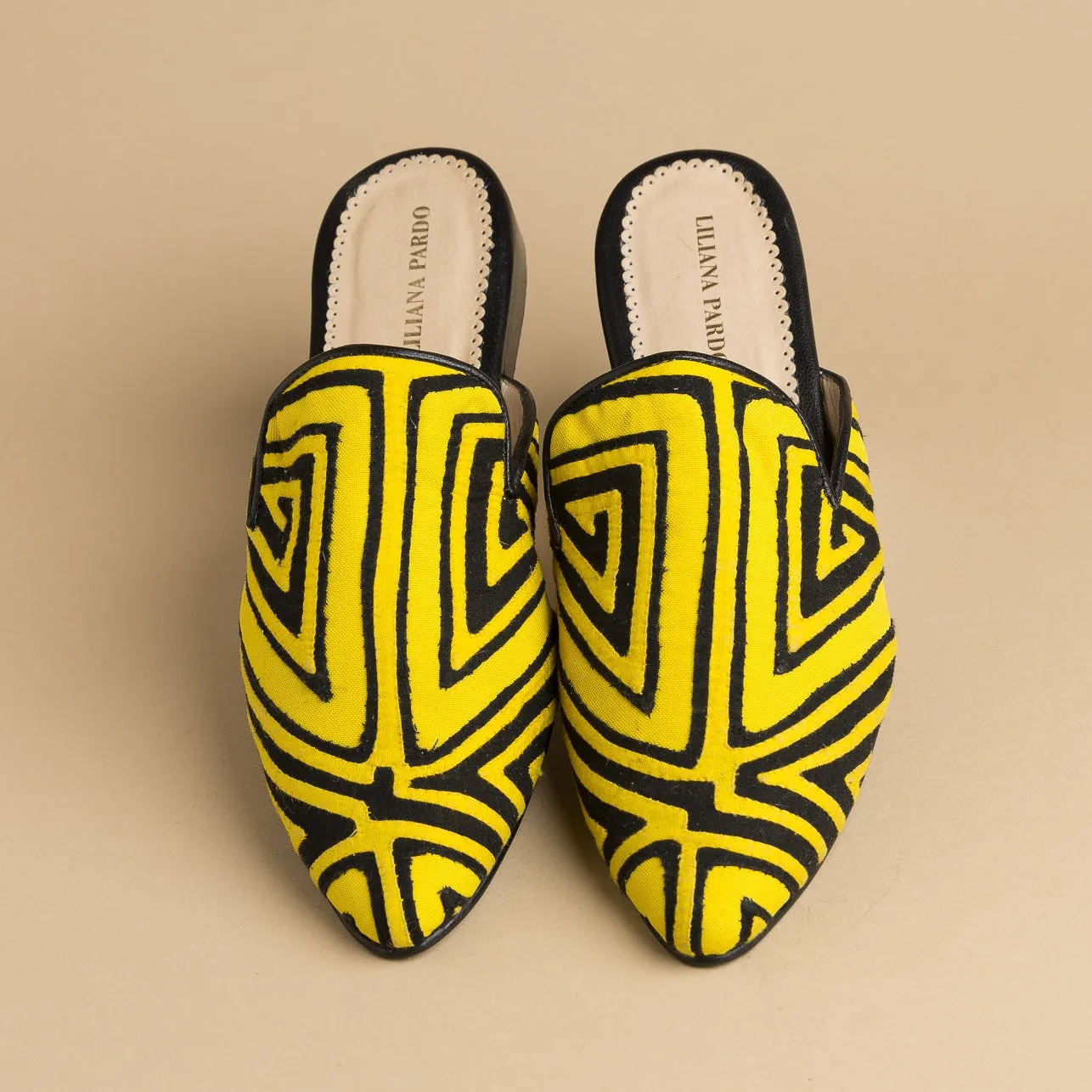 Mola Mules | Black & Yellow