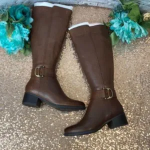 NATURALIZER Kelso Cinnamon Leather High Shaft Leather Boots 5M