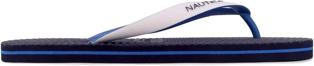 Nautica Men's Flip Flop, Beach Sandal, Boat Slide, Water Slippers