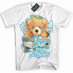 Next Nature Light Khaki Star Blue Dunk Sneaker Shirt Count Your Blessings Graphic