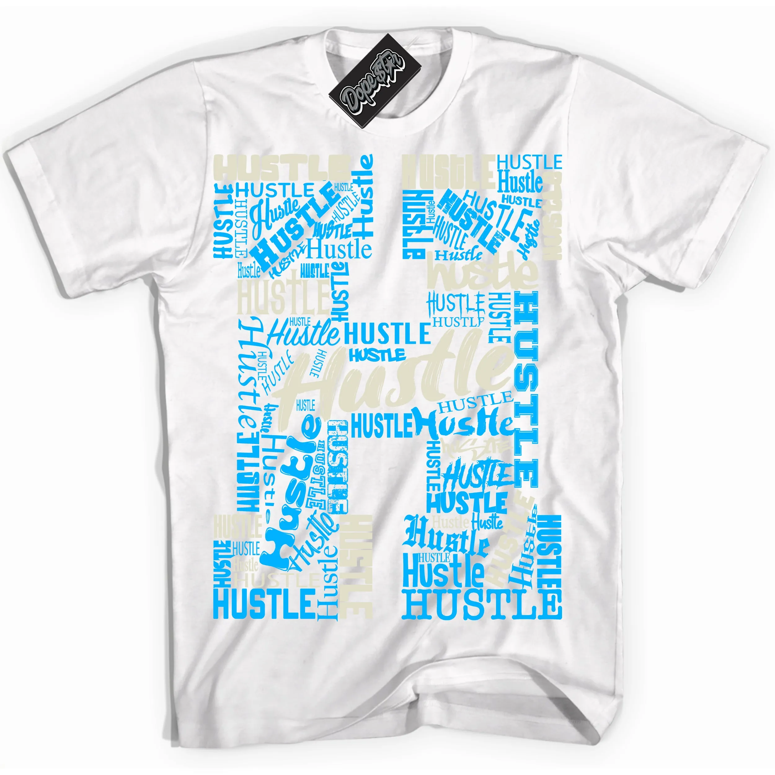 Next Nature Light Khaki Star Blue Dunk Sneaker Shirt Hustle H Graphic