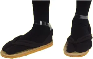Nezuko Cosplay Clogs Kochou Clog Rengoku Geta Tanjirou Zenitsu Clog Wooden Flip Flops with Socks