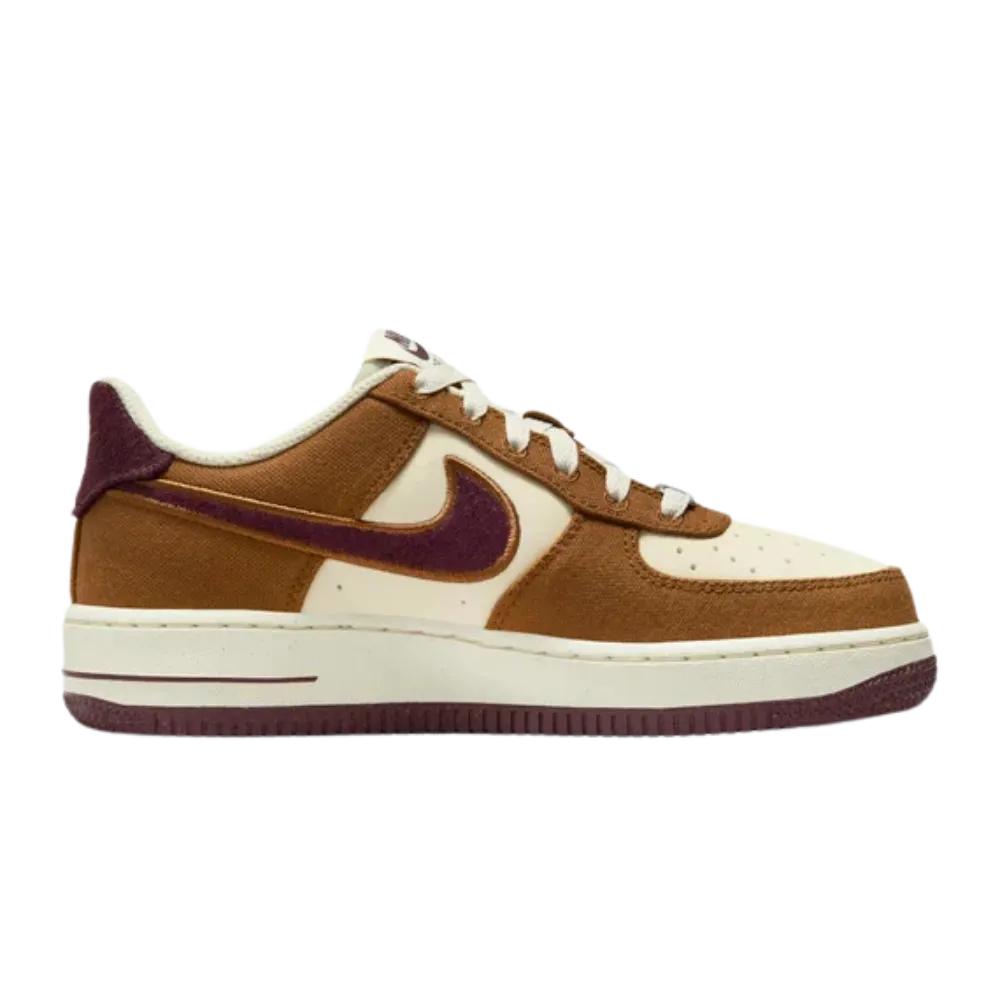 Nike Air Force 1 Low Light British Tan Burgundy Crush