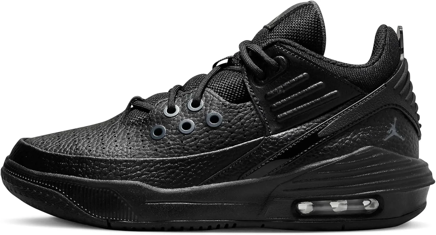 Nike Air Jordan Max Aura 5 GS Trainers DZ4352 Sneakers Shoes (UK 5 US 5.5Y EU 38, Black Anthracite Black 001)