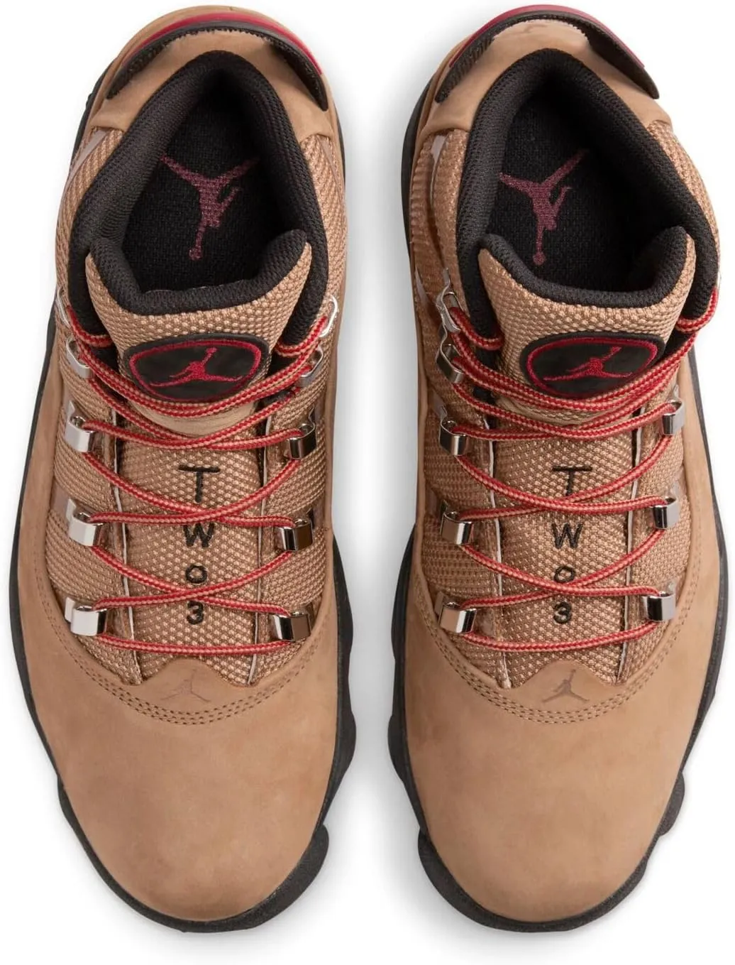 NIKE Men's Jordan Winterized 6 Rings Rocky Tan/Black-Varsity Red (FV3826 202)
