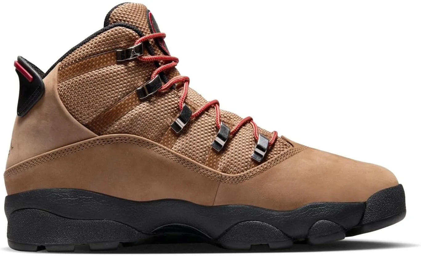 NIKE Men's Jordan Winterized 6 Rings Rocky Tan/Black-Varsity Red (FV3826 202)