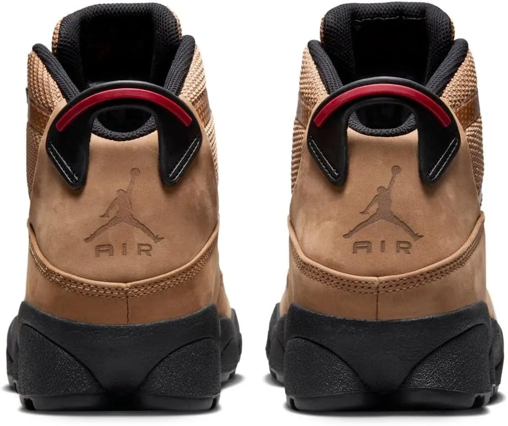 NIKE Men's Jordan Winterized 6 Rings Rocky Tan/Black-Varsity Red (FV3826 202)