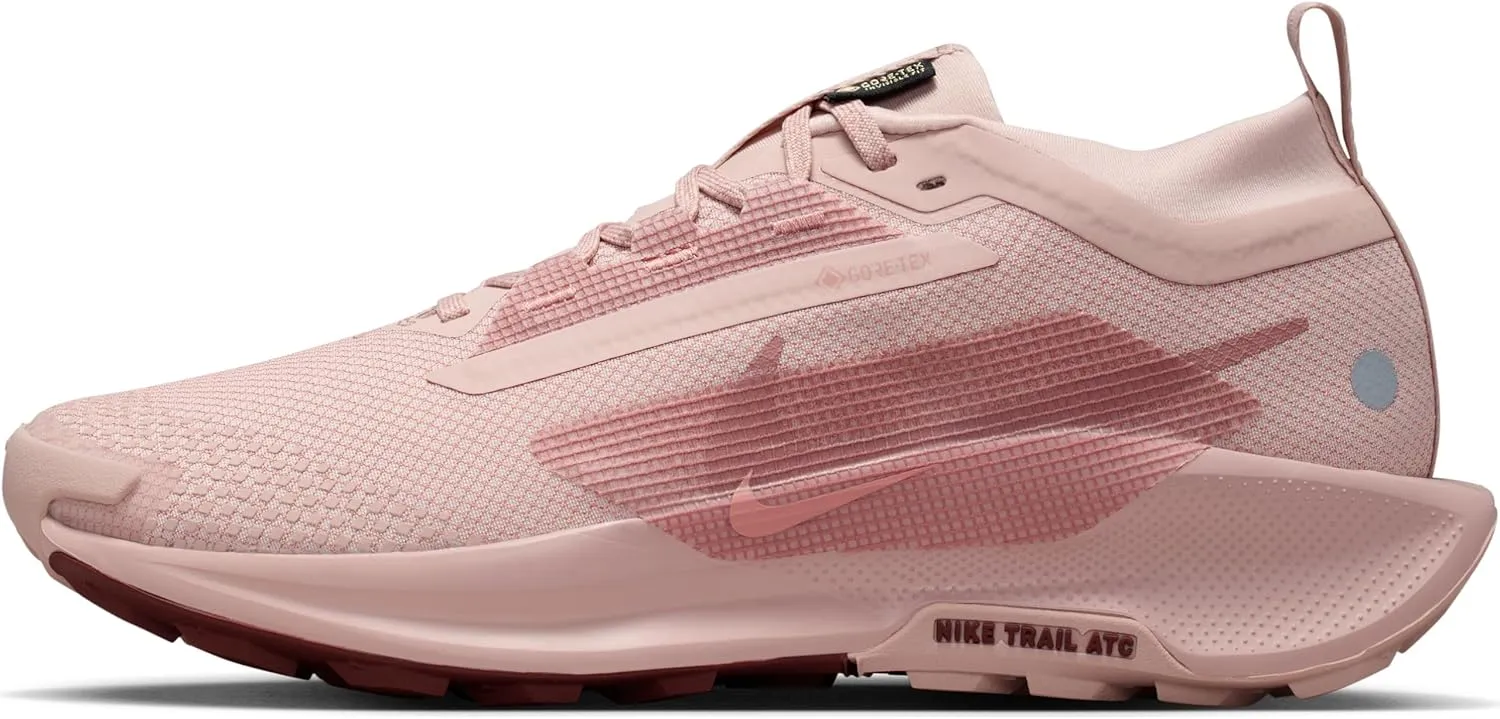 Nike Pegasus Trail 5 Gore-TEX Women's Waterproof Trail Running Shoes (FQ0912-601, Pink Oxford/Red Sepia/Red Stardust) Size 10.5