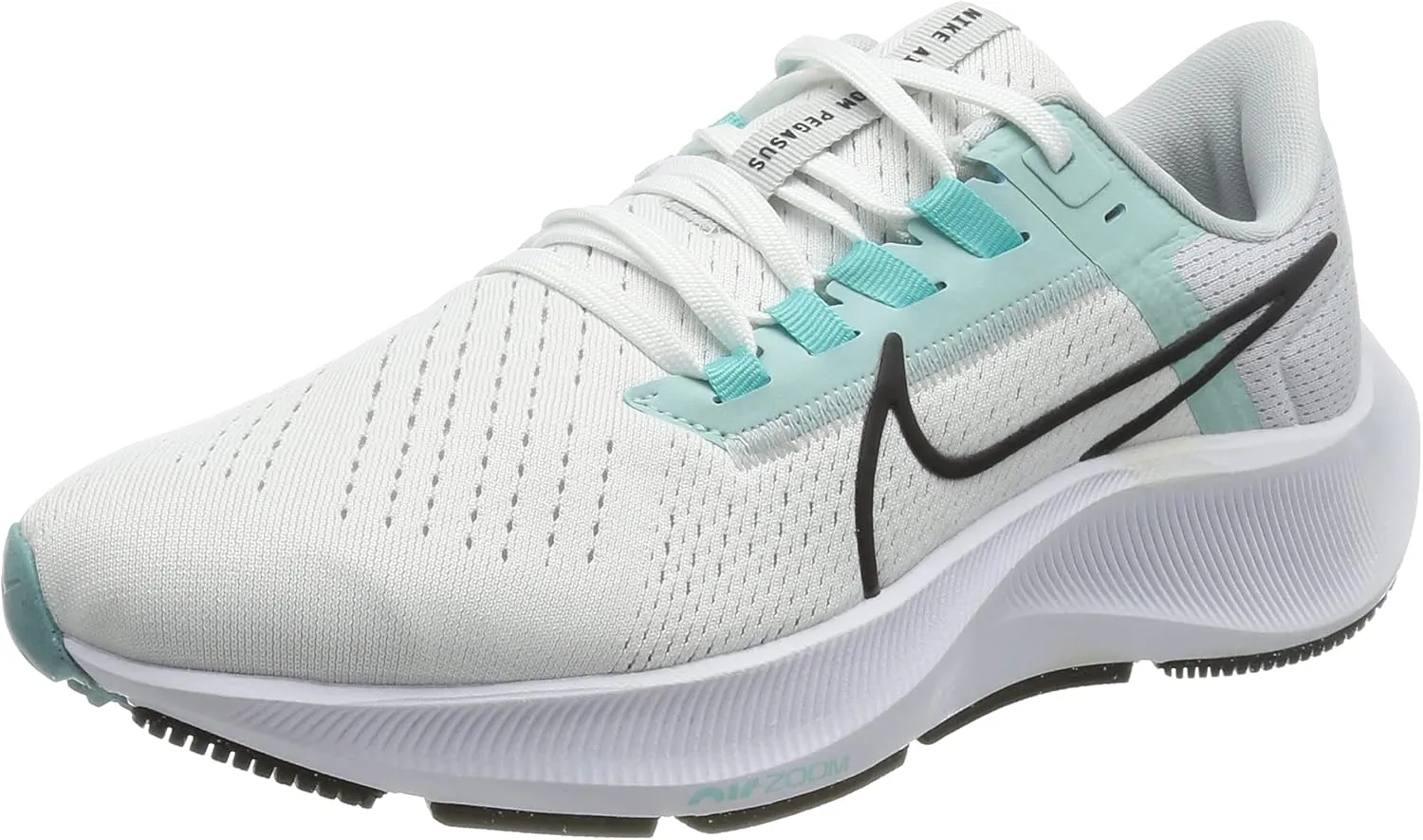 NIKE Women's Running Shoe, White Oil Grey Pure Platinum Aurora Green Lt Dew, 7.5