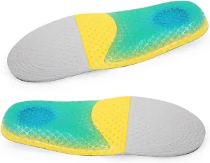 Non-Slip Sports Arch Pad Women's Gel Insoles Cushioned Inserts for Men