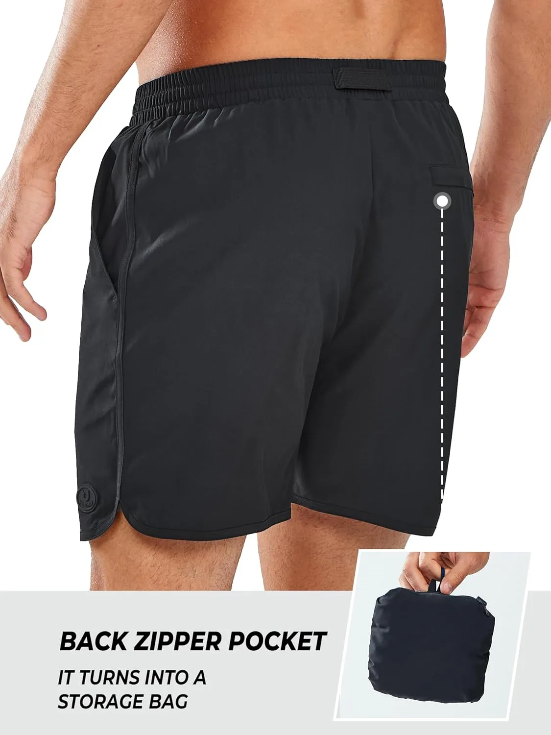 NORTHYARD Men's Swim Trunks 5" Quick Dry Swim Shorts with Mesh Liner Packable for Swimwear Surfing Beach Travel