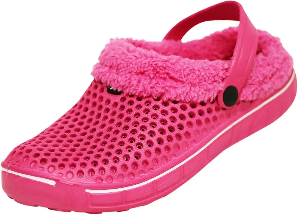 NORTY Women's Comfortable Lightweight EVA Garden Clog Shoe with Microfleece Lining