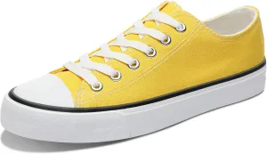 Obtaom Unisex Canvas Shoes Low Top Fashion Sneakers Slip on Walking Shoe