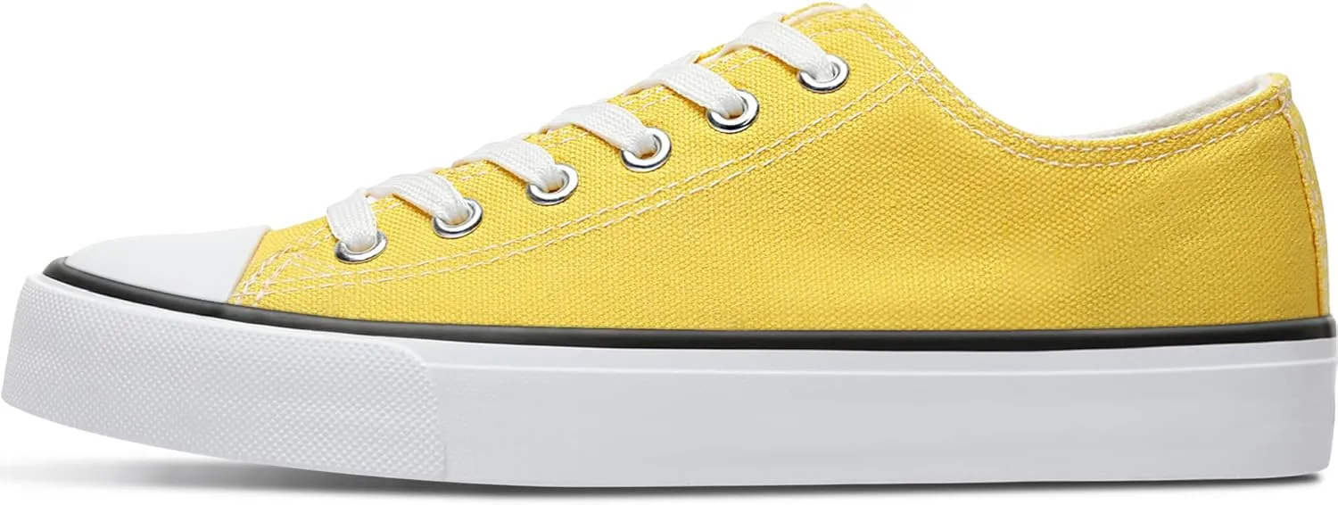 Obtaom Unisex Canvas Shoes Low Top Fashion Sneakers Slip on Walking Shoe