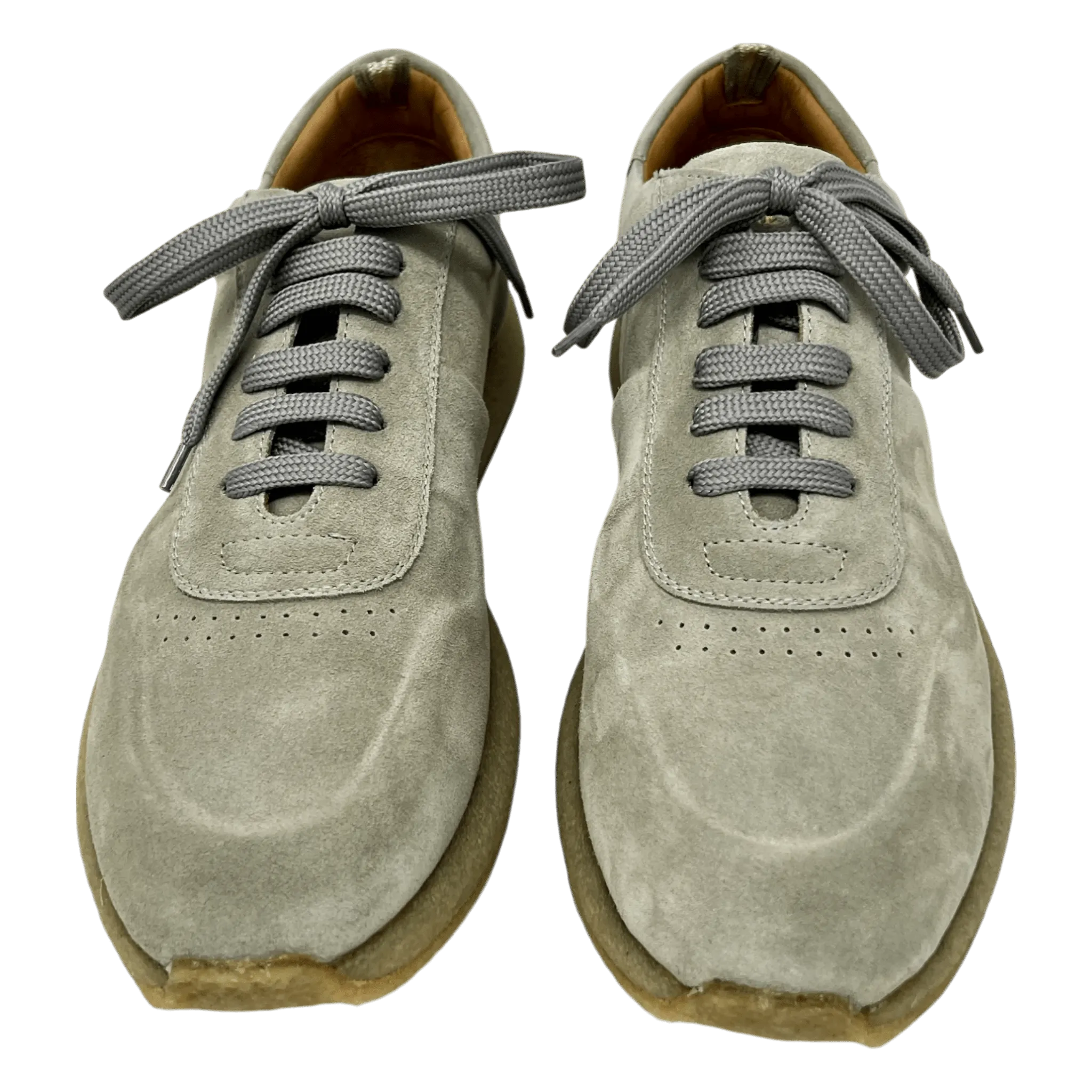 Officine Creative, Legend Sneaker, Velour, Kreppsohle, sandfarben