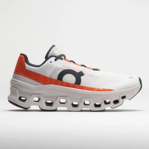On Cloudmonster Men's  Undyed White/Flame