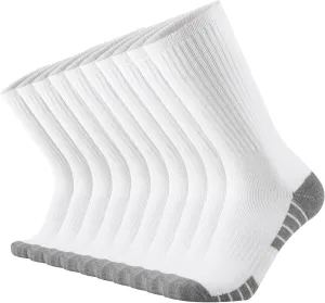 ONKE Cotton Full Cushion Crew Socks for Men Women Athletic Thick Warm Heavy Duty Steel Toe Work Boot Moisture Wicking Control