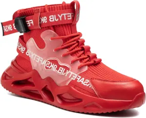 ORISTACO Steel Toe Safety High-Cut Boot, Breathable Lightweight Smash-Proof Industries Construction Work Shoes