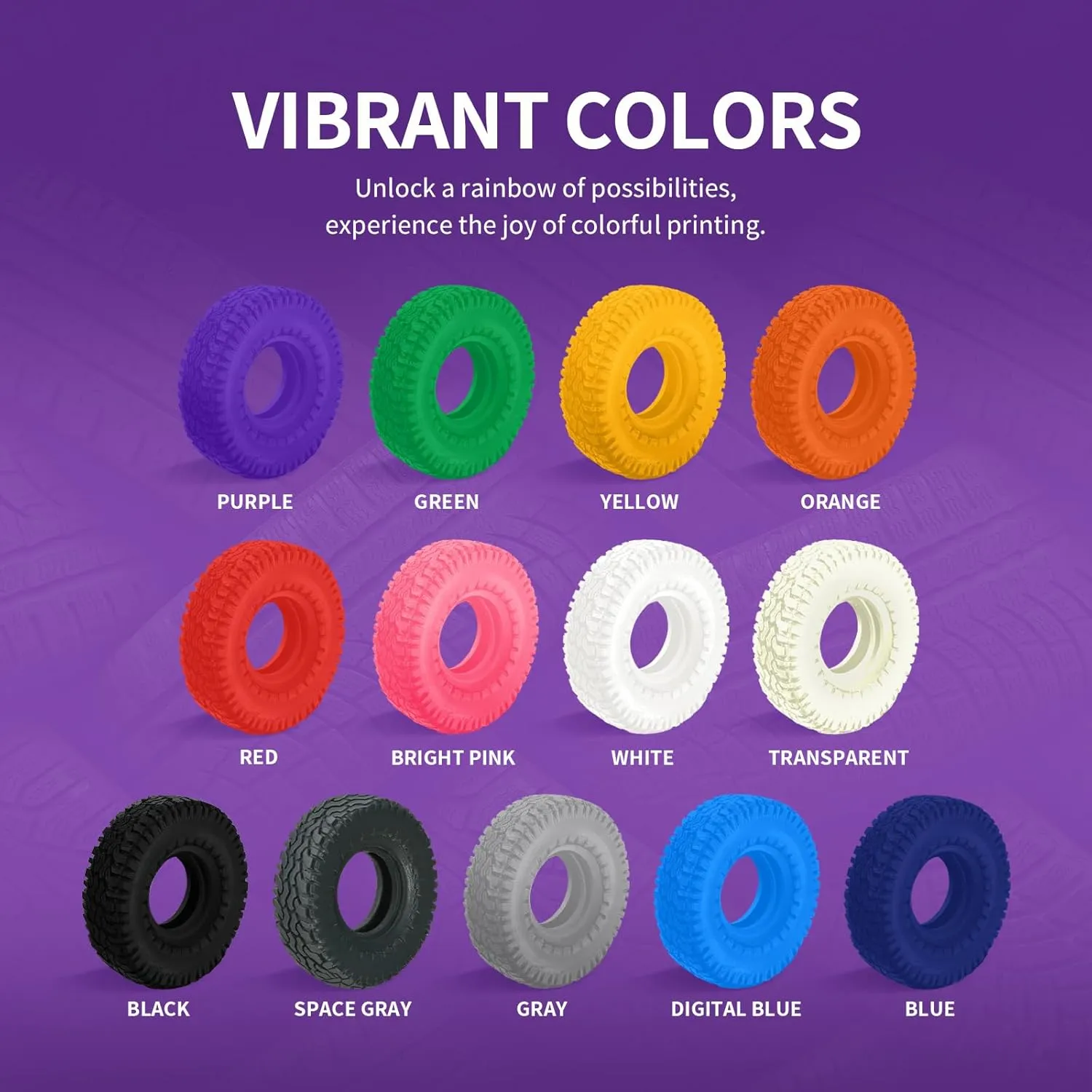 OVERTURE TPU Filament 1.75mm Flexible TPU Roll, 95A Soft 3D Printer Filament, 1kg Spool (2.2 lbs), Dimensional Accuracy  /- 0.02 mm (TPU Black)