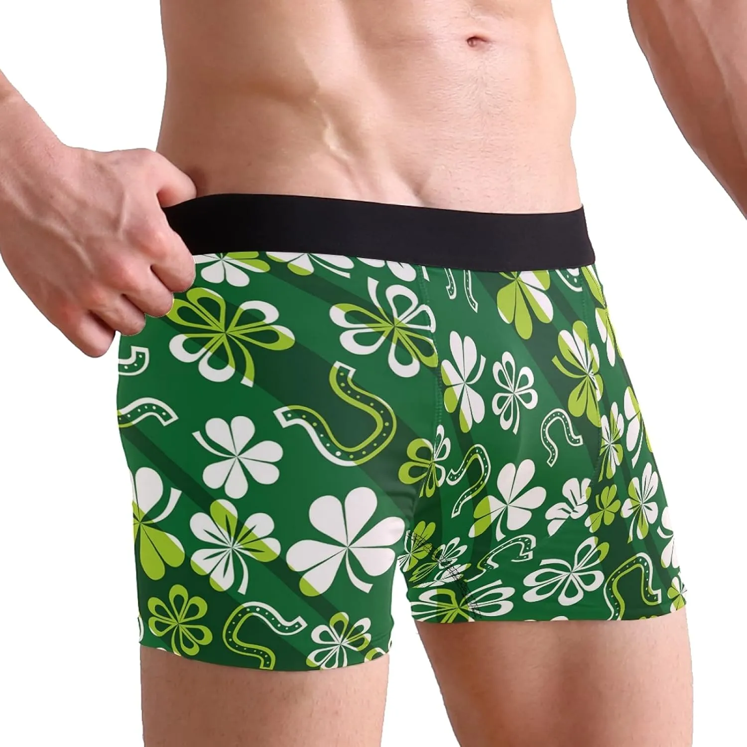 Oyihfvs Men's Novelty Boxer Briefs Breathable Underwear Stretchy Underpants Shorts S-XL