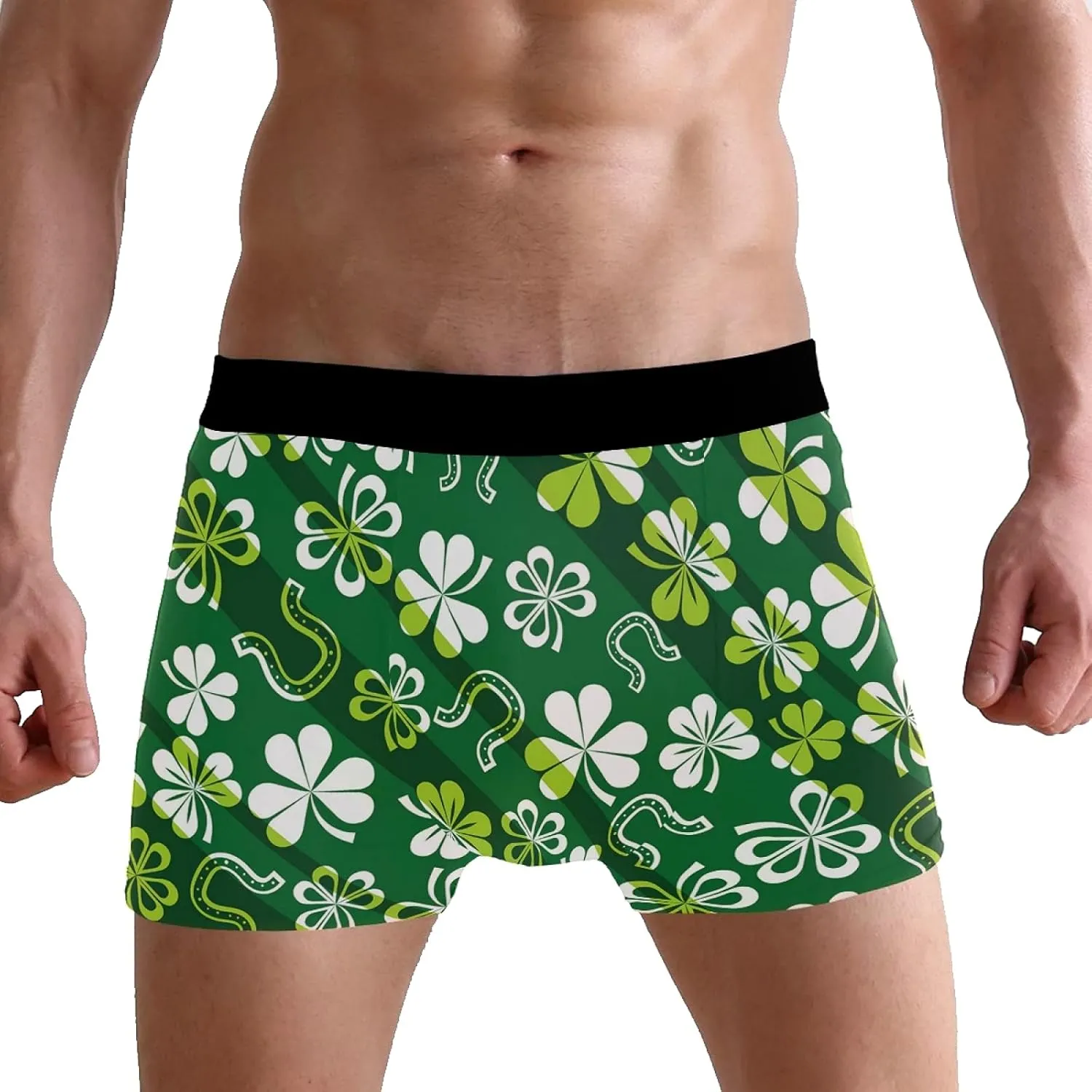 Oyihfvs Men's Novelty Boxer Briefs Breathable Underwear Stretchy Underpants Shorts S-XL