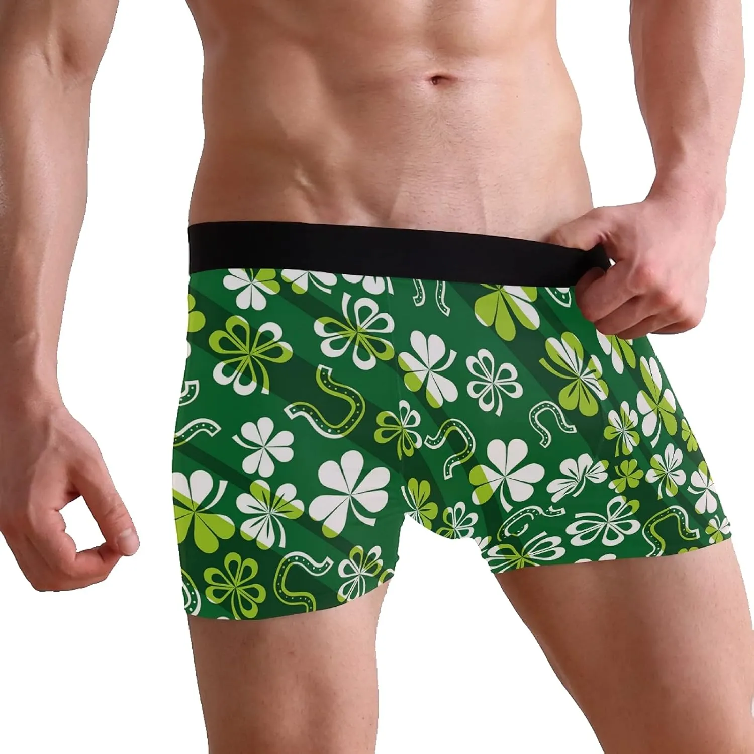 Oyihfvs Men's Novelty Boxer Briefs Breathable Underwear Stretchy Underpants Shorts S-XL