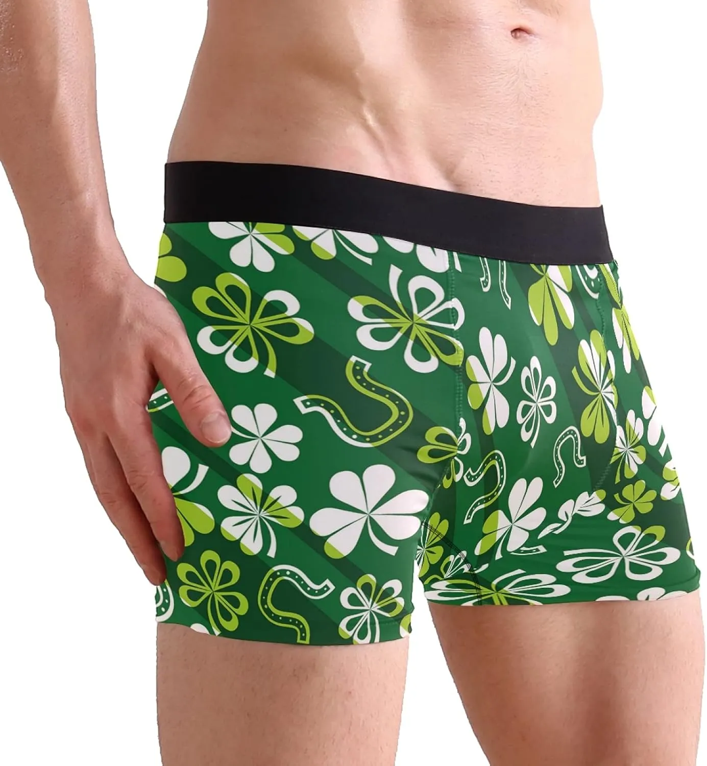 Oyihfvs Men's Novelty Boxer Briefs Breathable Underwear Stretchy Underpants Shorts S-XL