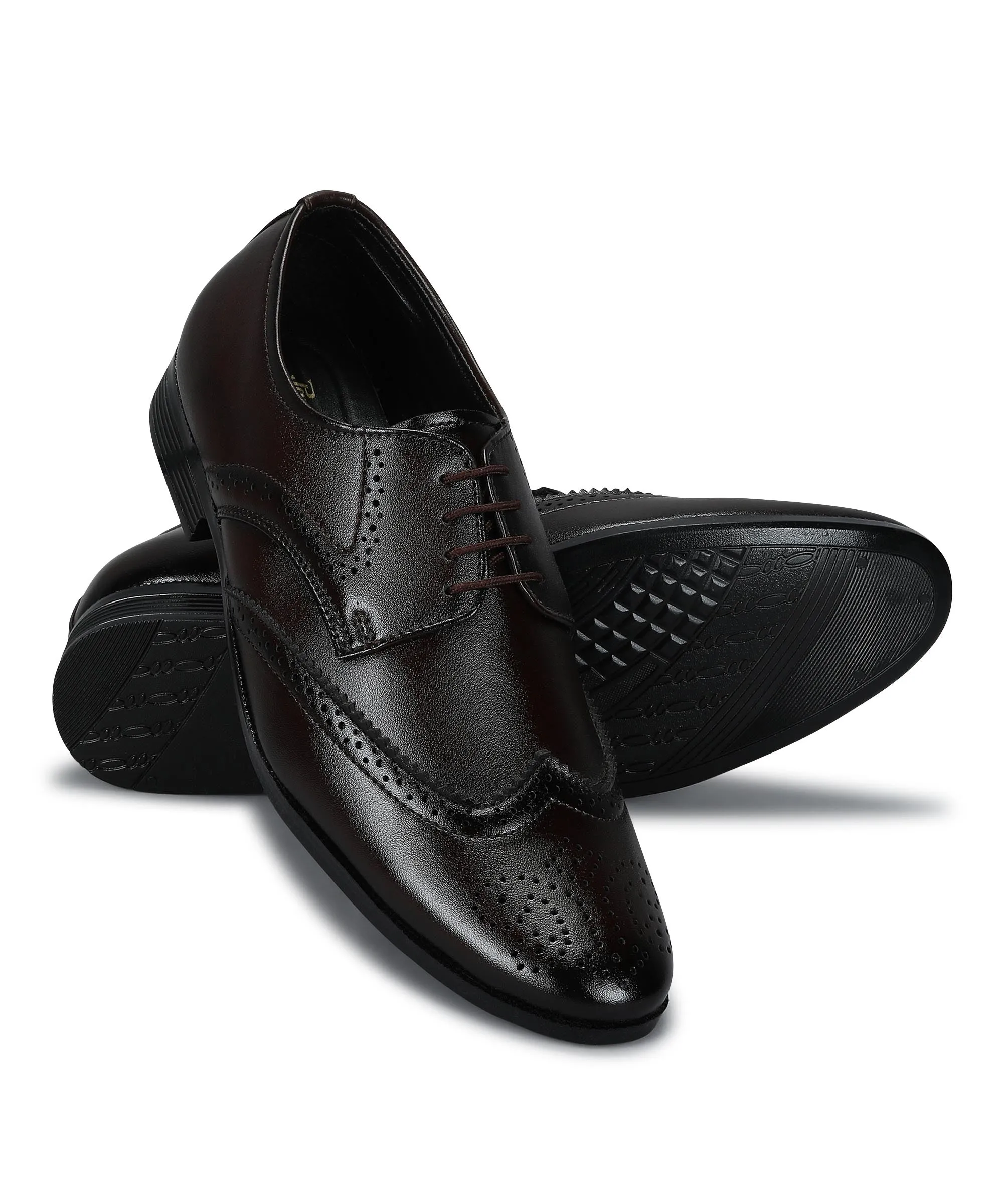 Paragon Men's Brown Formal Shoes| Trendy, Durable & Sturdy for Outdoor Wear
