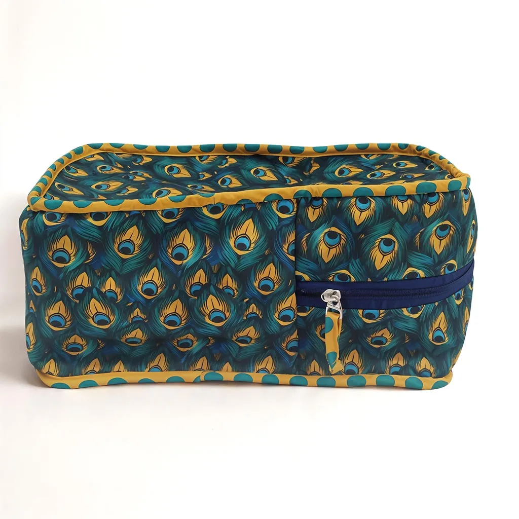 PEACOCK GLORY PRINT Grand Shoe Zip Box