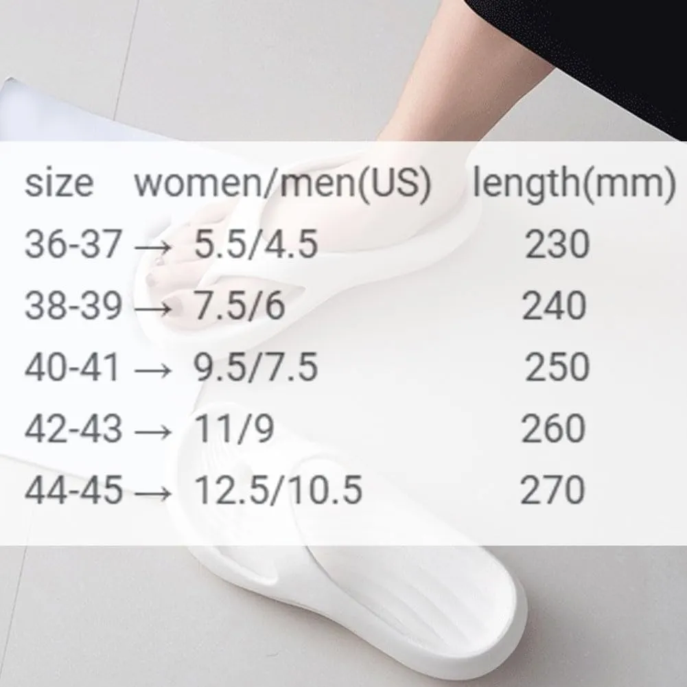 Pillow Arch Support Flip Flops, Ultra Lightweight Non-slip Arch Support Flip Flops, Soft Summer Beach Sandals
