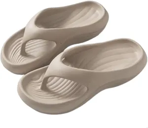 Pillow Arch Support Flip Flops, Womens Orthopedic Sandals, Lightweight Non-slip Comfort Summer Slides, Arch Support Flip Flops for Women Men
