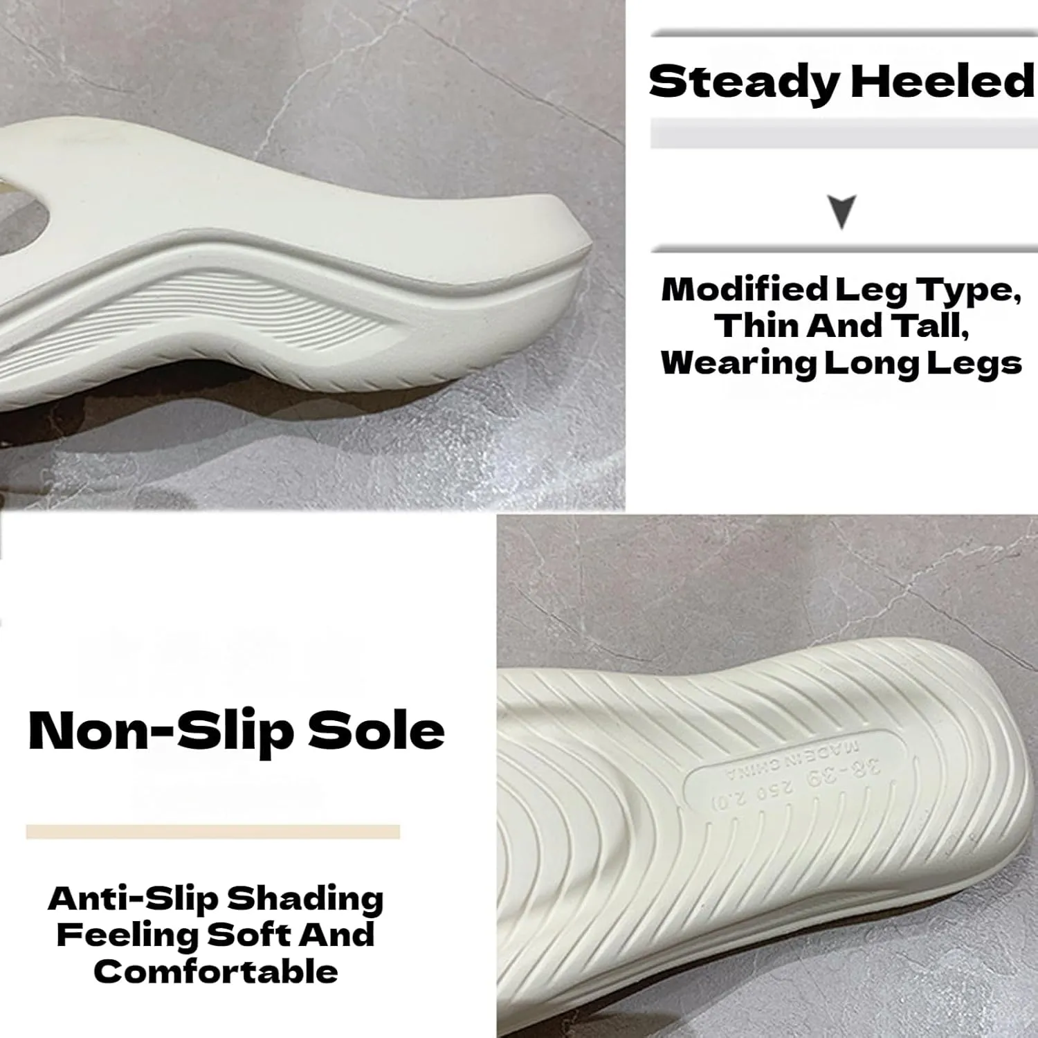 Pillow Arch Support Flip Flops, Womens Orthopedic Sandals, Lightweight Non-slip Comfort Summer Slides, Arch Support Flip Flops for Women Men