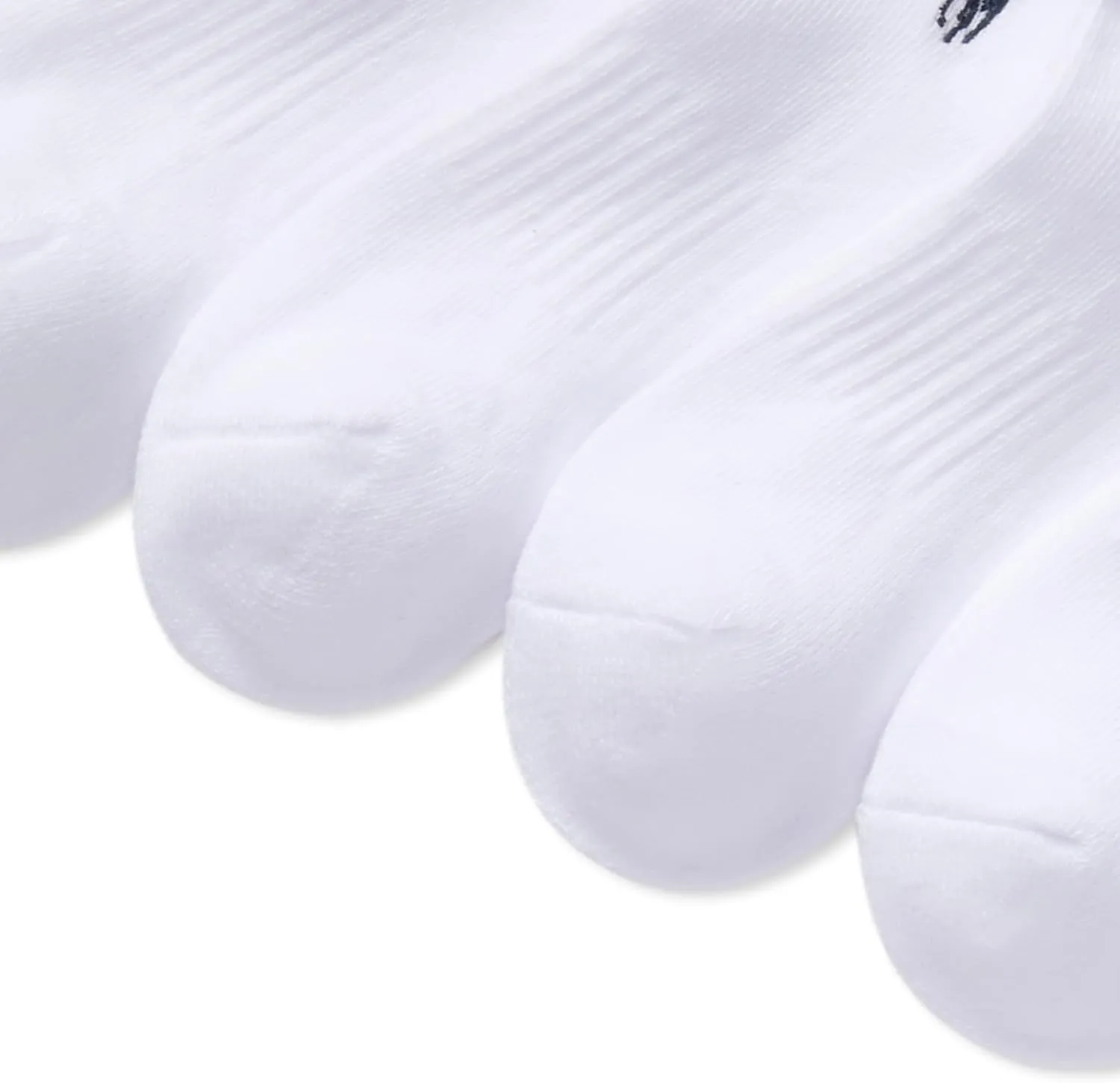 POLO RALPH LAUREN Boys Athletic Performance Cotton Low Cut Socks 6 Pair Pack Cushioned Arch Support