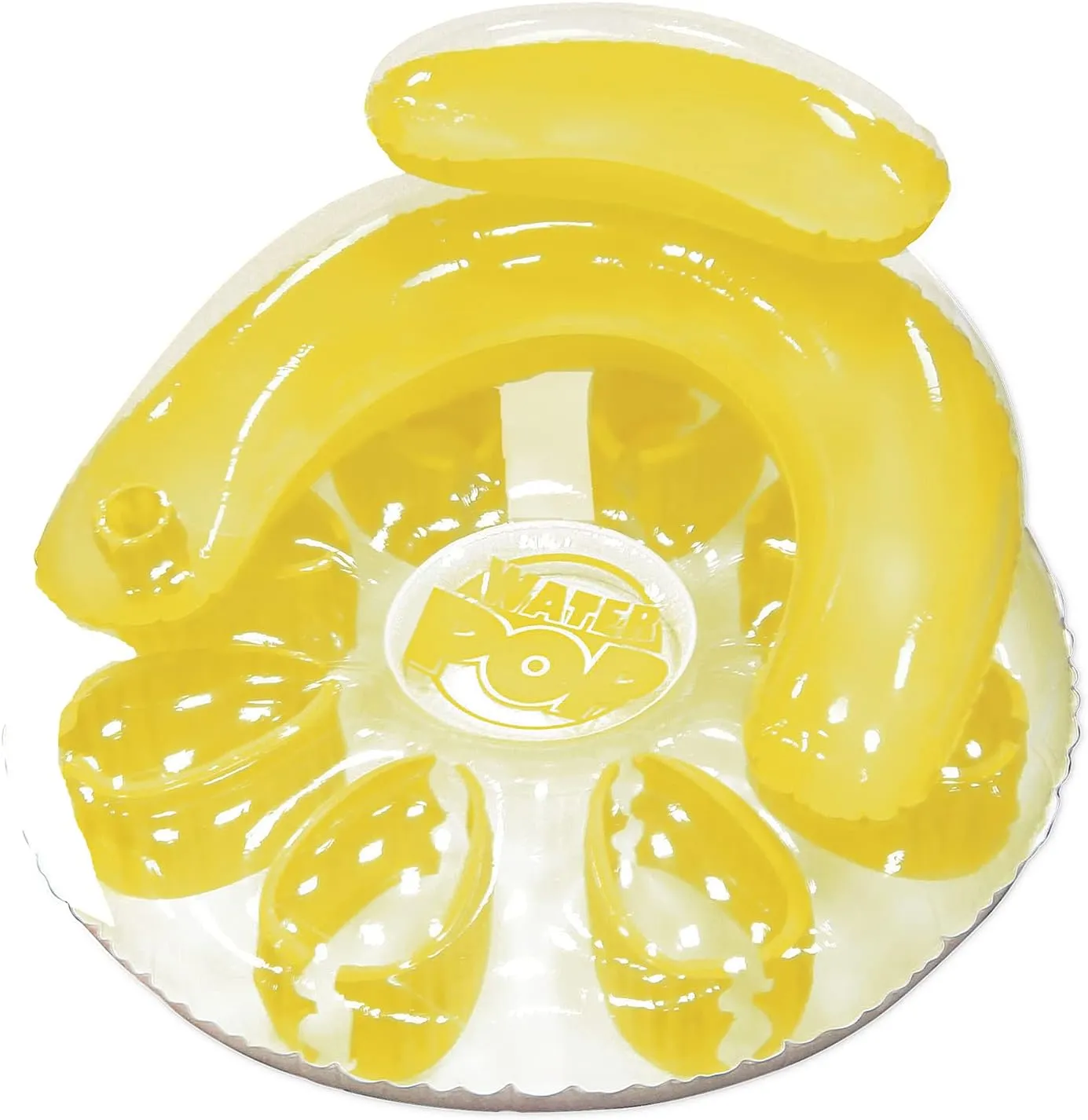 Poolmaster Water Pop Circular Swimming Pool Float Lounge, Yellow