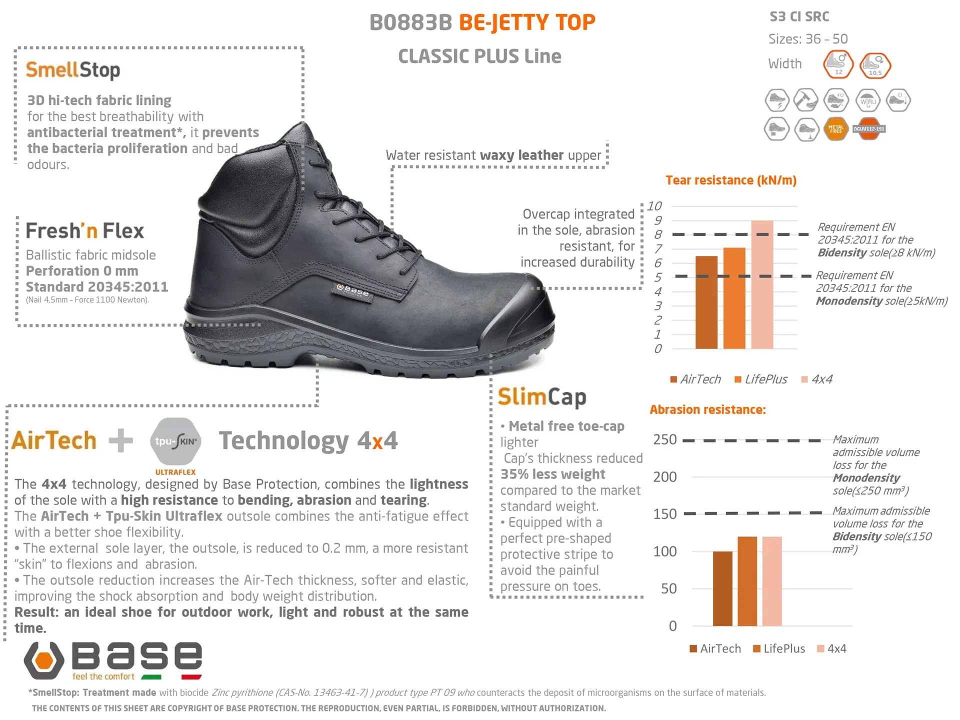 Portwest B0883 Be-Browny/Be Jetty Top Base Safety Boot (S3)