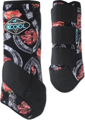 Professional's Choice 2XCOOL Sports Medicine Horse Boots | Protective & Breathable Design for Ultimate Comfort & Durability in Active Horses |2 Pack | Medium Horse Shoe