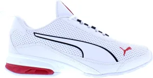 PUMA Viz Runner Sport SL Running Shoe Mens Running 9 DM US WhiteHigh Risk Red